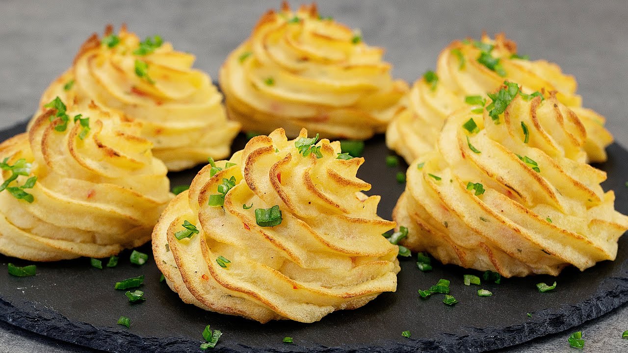 Parmesan Chili Duchess Potatoes