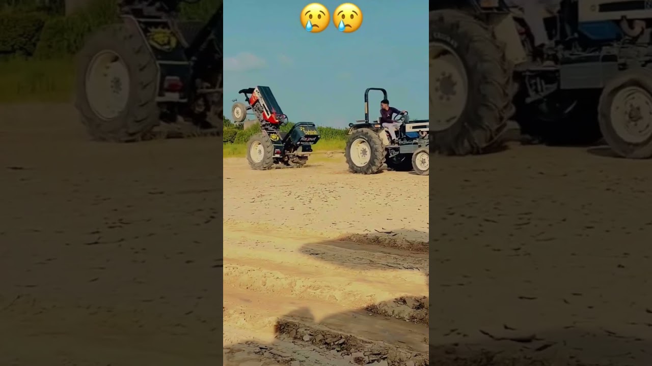 tractor stunt with driver.... Swaraj power 💪...,.. #raghu1c farm 202 #raghu1c #farming #automobile .