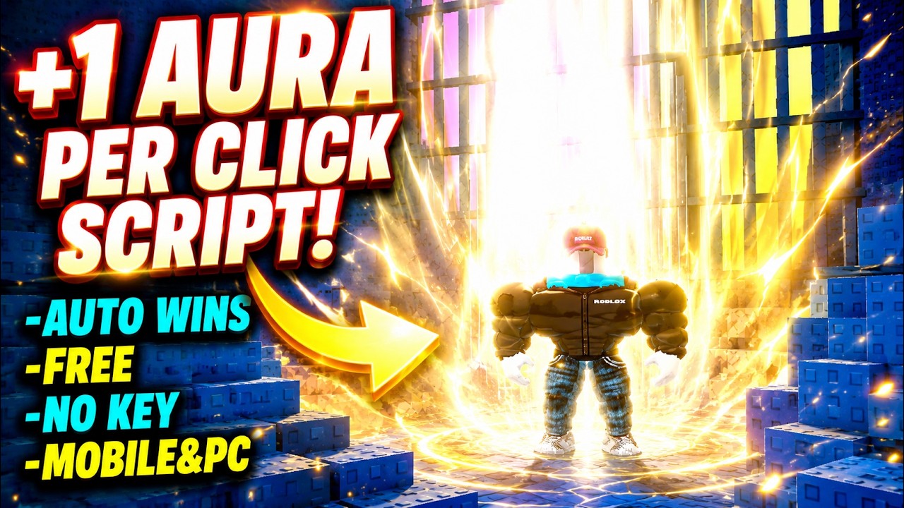 *NEW* +1 Aura Per Click Script 2026 | Auto Wins (No Key WORKING)