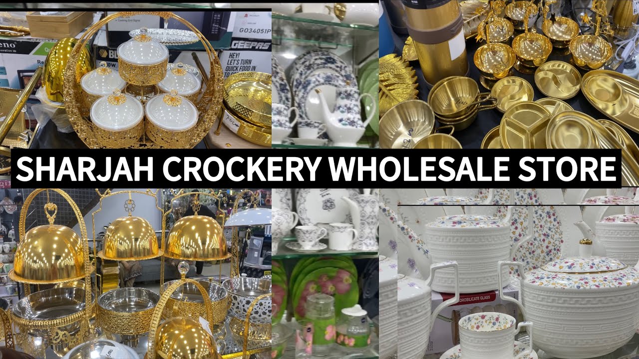 Sharjah Crockery Ab Lahore Mein|| Wholesale Rate Pe Behtreen Crockery|| #sharjahcrockery #lahore