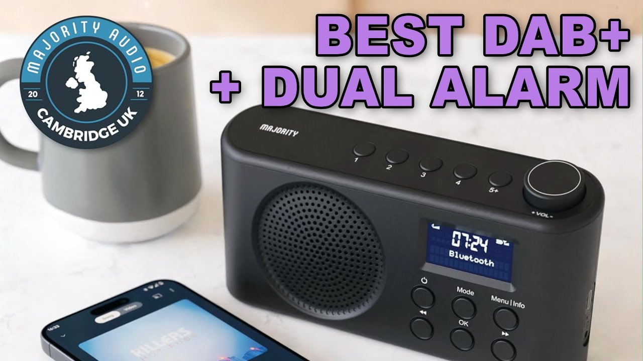 Обзор портативного Bluetooth DAB+ радио Majority Orwell
