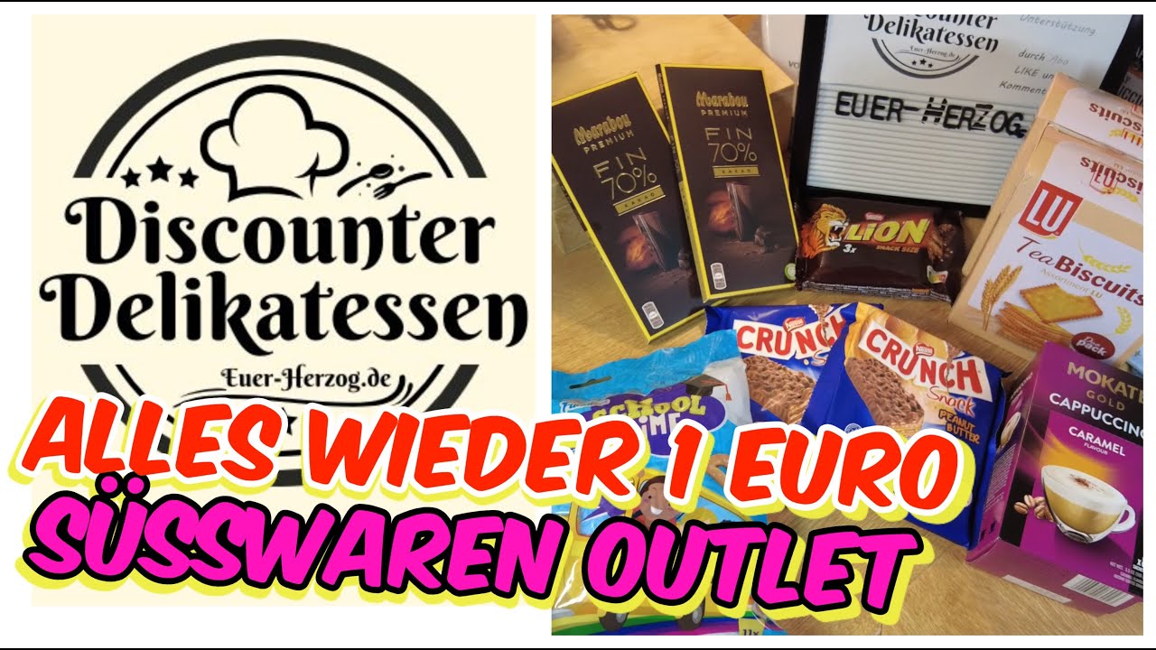 Discounter Delikatessen 😀 ALLES 1 Euro 😀 Besuch 3 im Süsswaren Outlet 😀