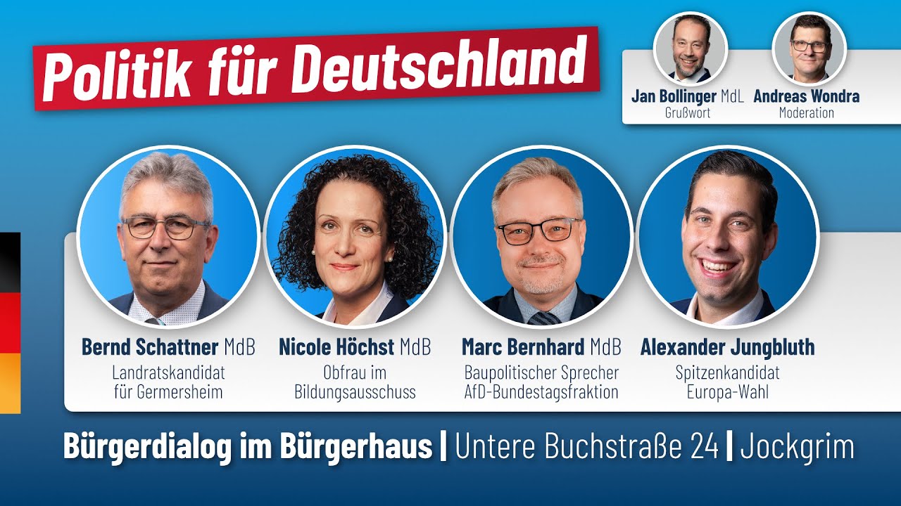 🇩🇪 Politik für Deutschland - Bürgerdialog aus Jockgrim