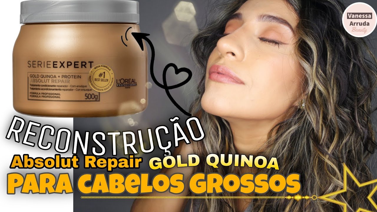 Absolut Repair Gold Quinoa LOREAL  | Vanessa Arruda Beauty