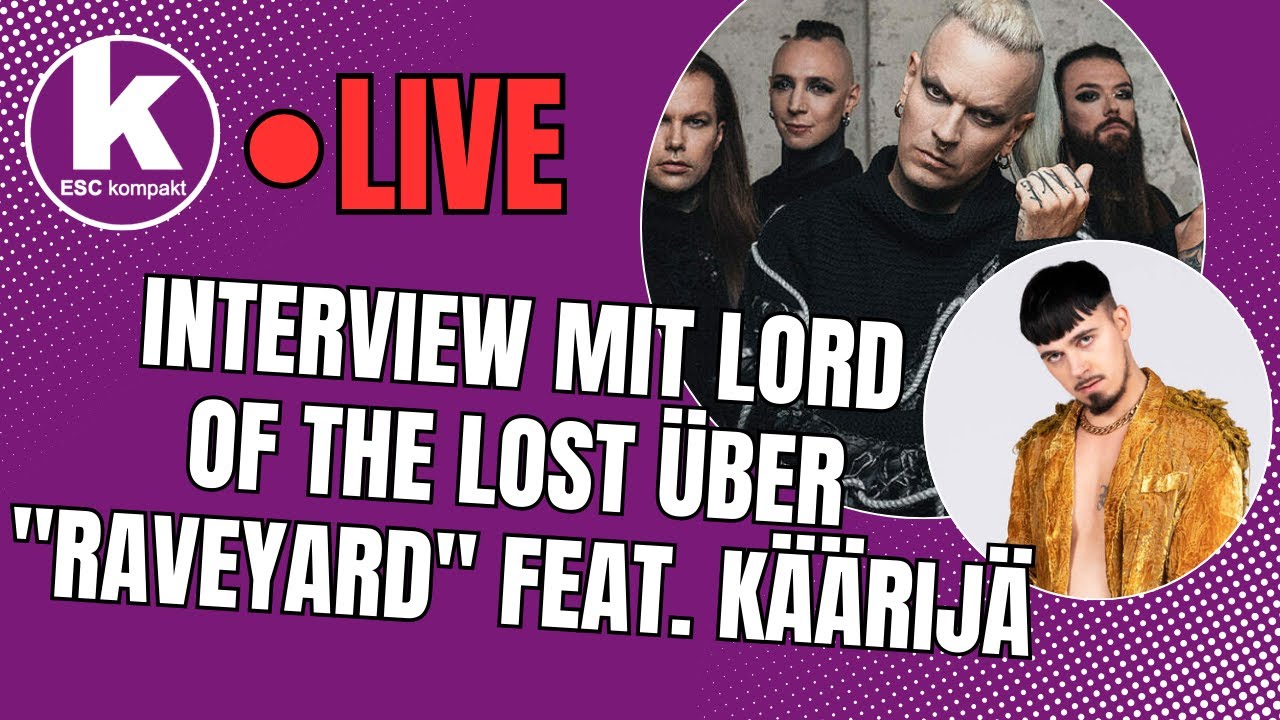 Lord of the Lost Interview | "RAVEYARD" feat. Käärijä | ESC kompakt LIVE