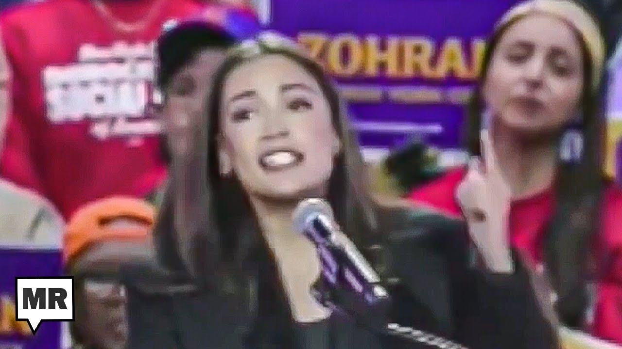 AOC переходит в режим зверя во время митинга Зохрана