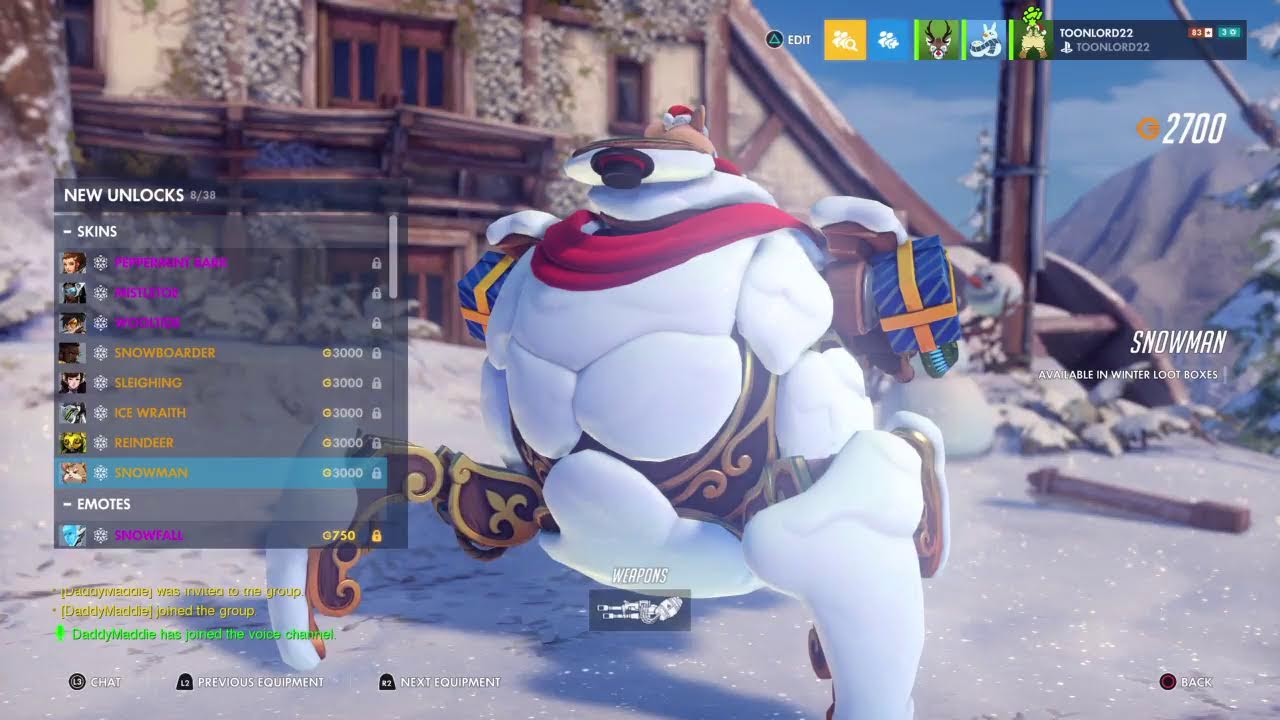 Overwatch Winter wonderland 2021 skins and unlocks