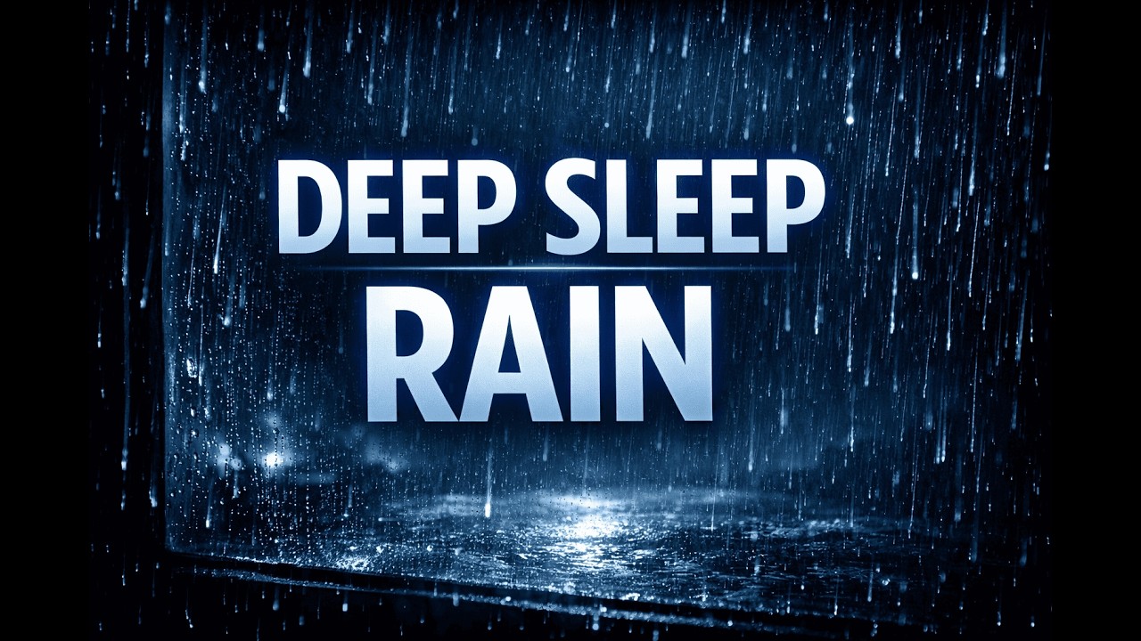 Deep Sleep Rain 🌧️ Binaural Sounds for Sleeping 3 Hours