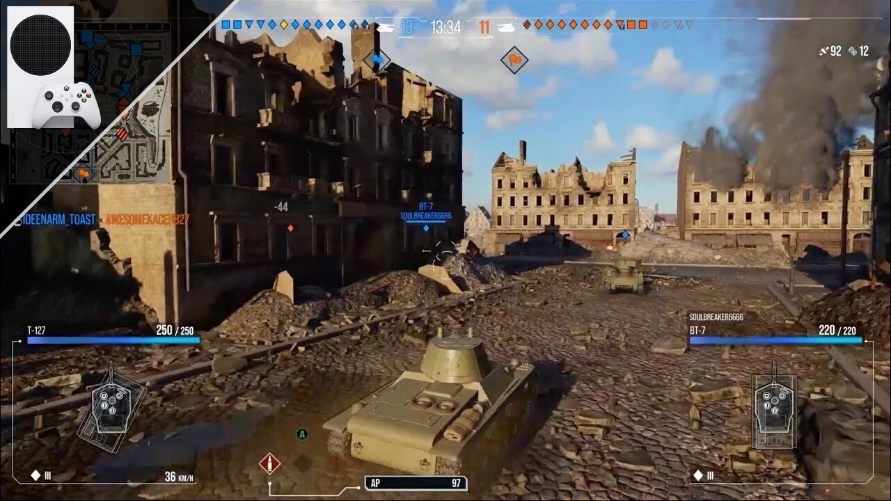 World of Tanks Xbox Series S Gameplay [60fps]
