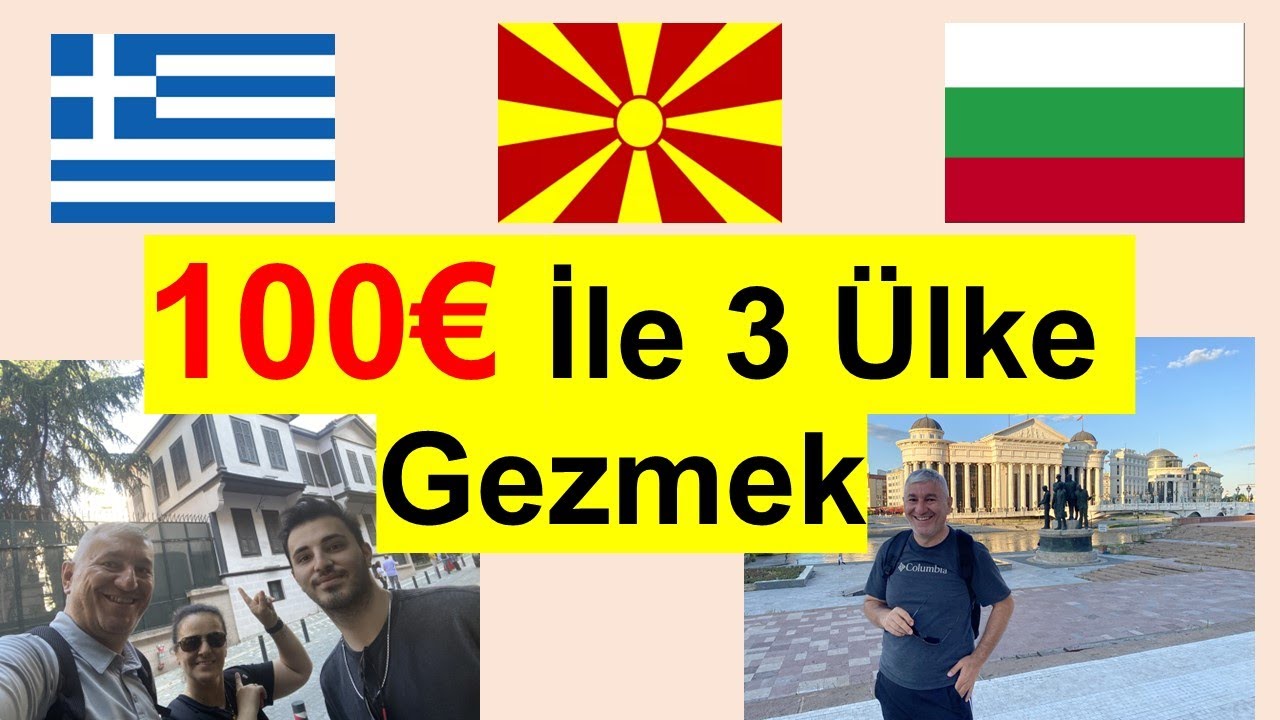 100 Euro İle 3 Ülke | Bölüm 1 | Selanik  | Atatürk'ün Evi | Takvimdeki Yolcu | 2022