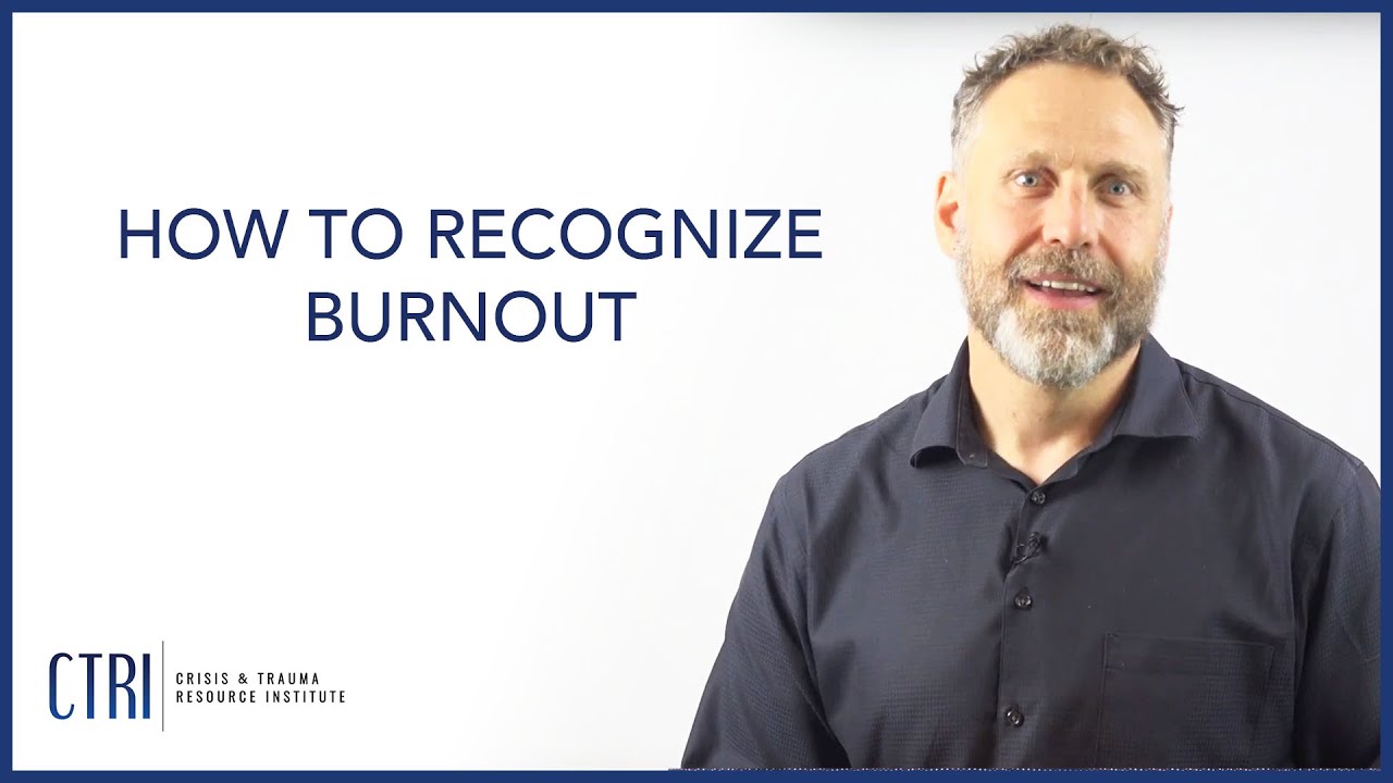 How to Recognize Burnout