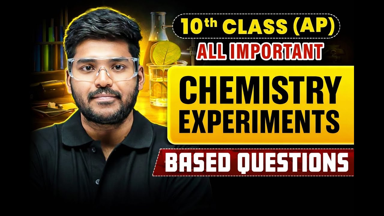 10th Class Science | Important Experiment-Based Questions | Board Exam Focus | Bhaskar Sir