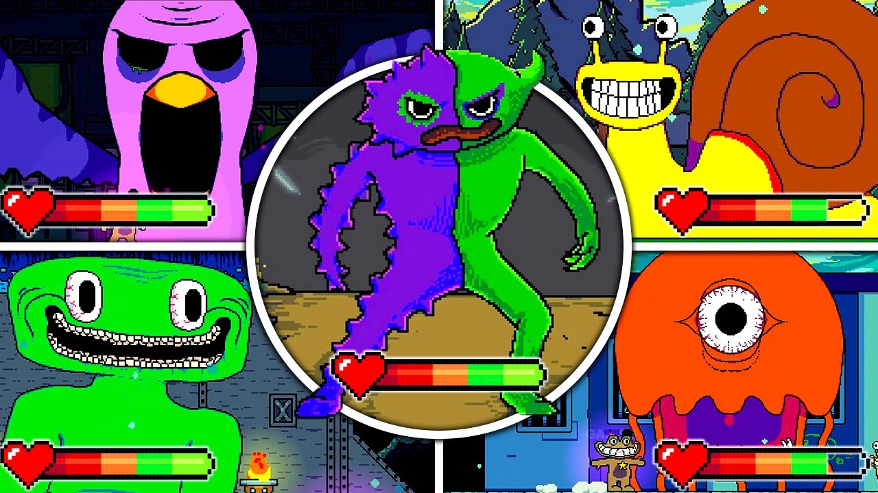Missing Banban - All BOSSES with HEALTHBARS