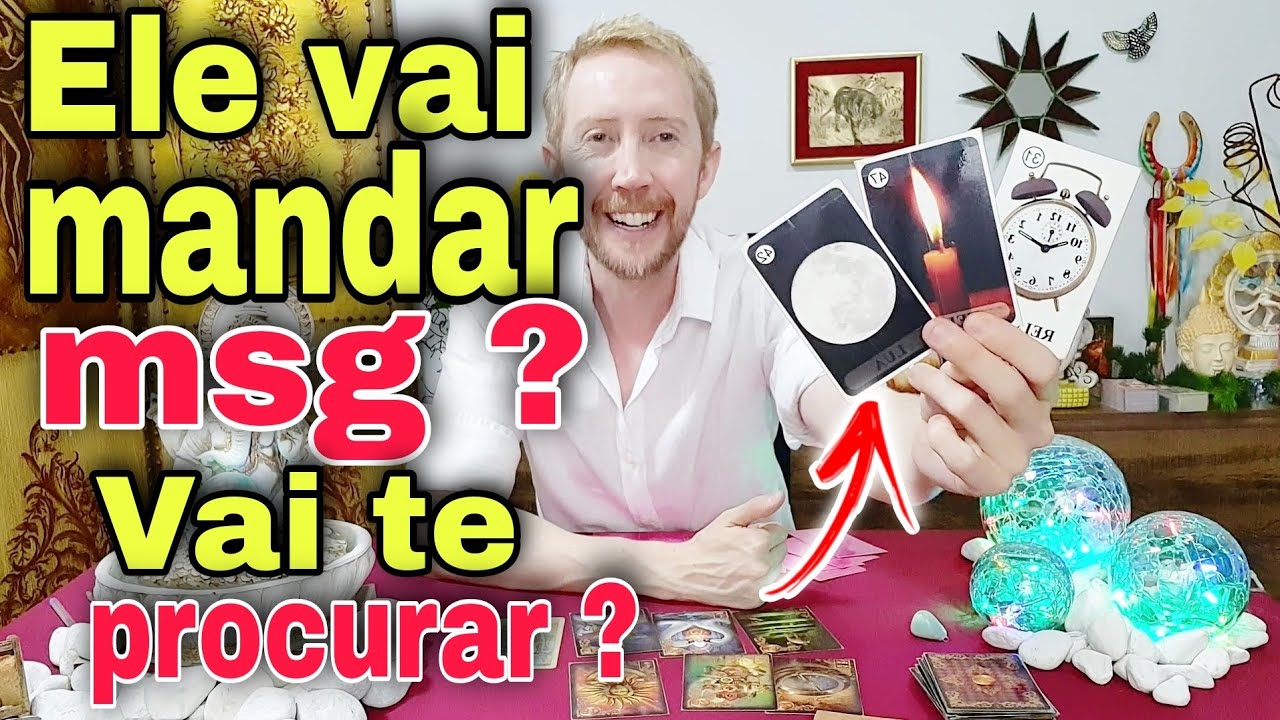 Ele vai mandar msg ? Ele vai me procurar  tarot ? Ele vai falar comigo tarot ?#tarot, #reidooraculo
