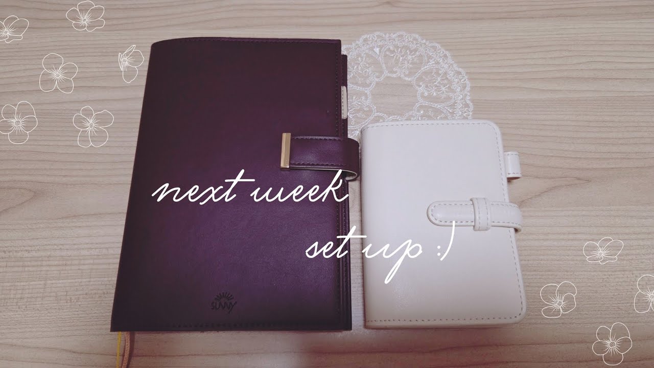 [手帳vlog]新しい週が始まるのでsetupする[声あり]￤ｙｕｋｉｍｉの手帳時間