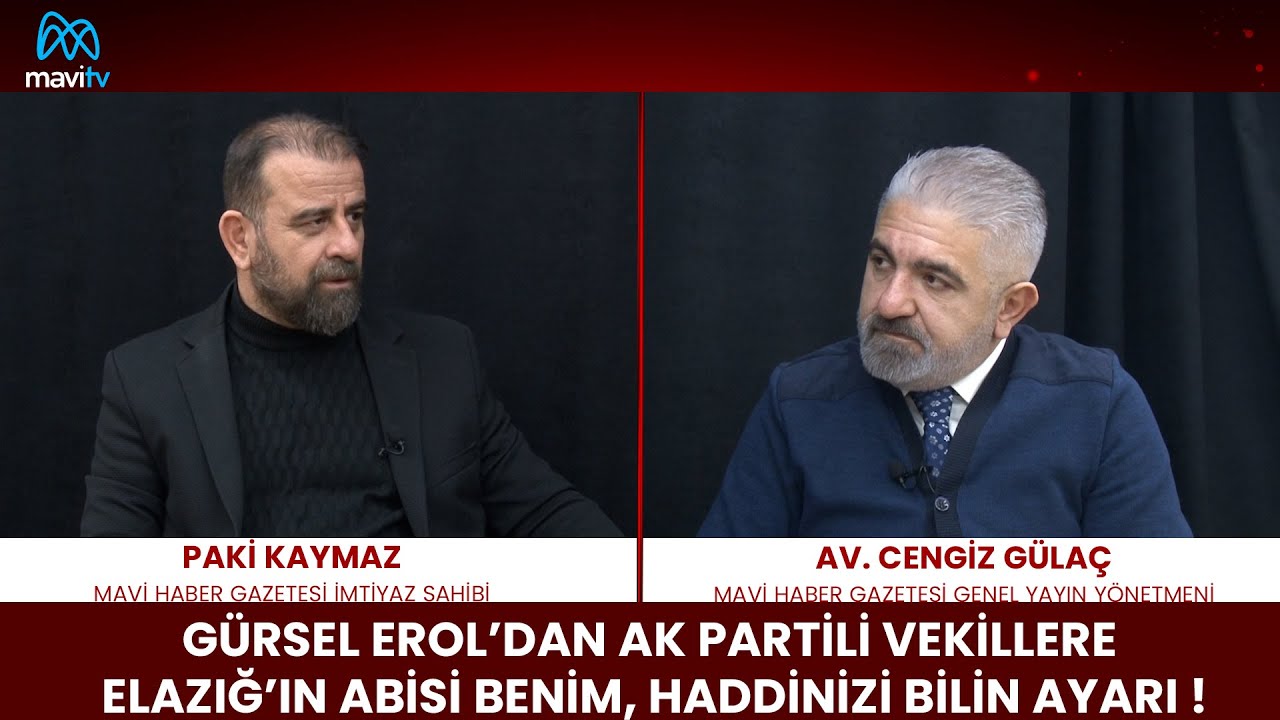 SANSÜRSÜZ 77.BÖLÜM GÜRSEL EROL’DAN AK PARTİLİ VEKİLLERE: ELAZIĞ’IN ABİSİ BENİM HADDİNİZİ BİLİN AYARI