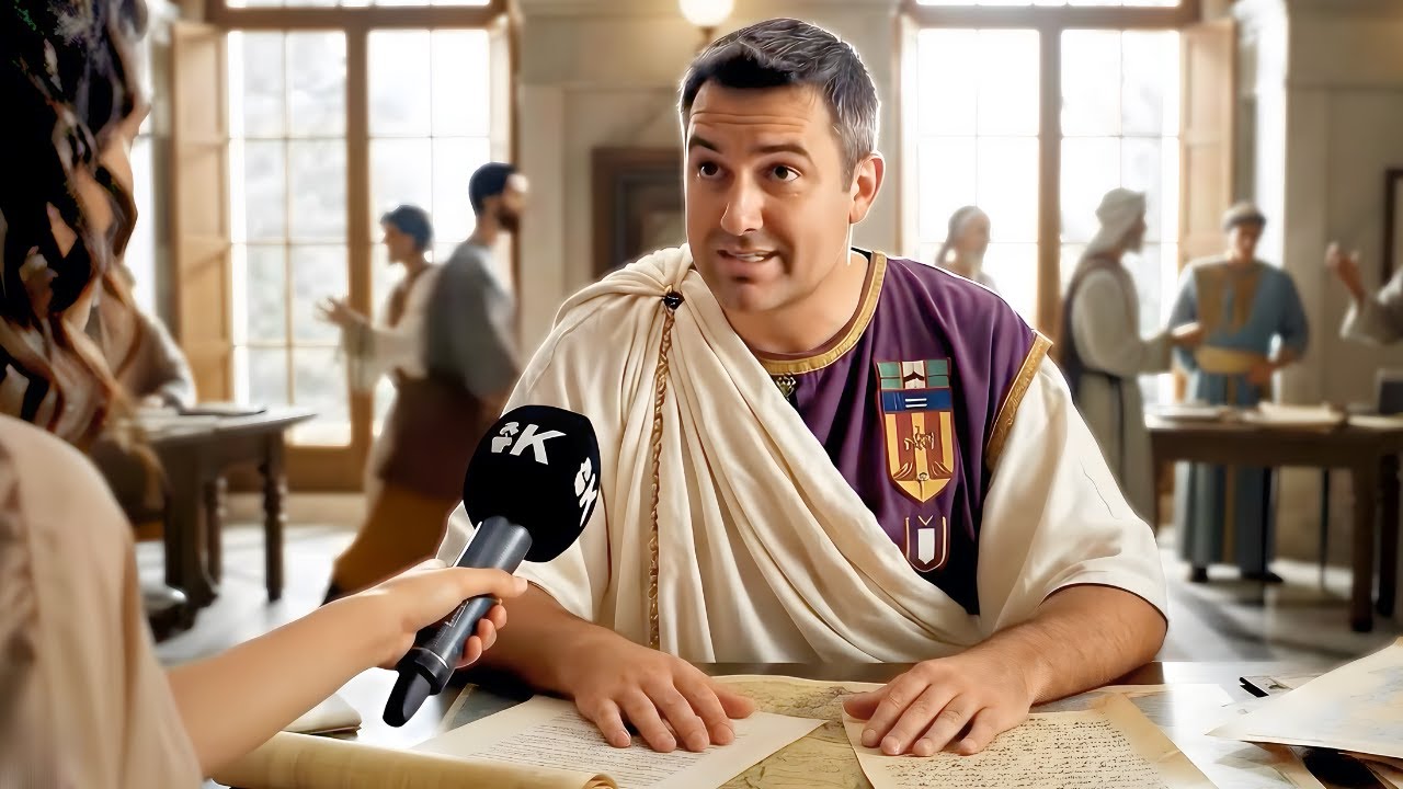 AI Interview: Romans During Height of Roman Empire 117 CE | Veo 3