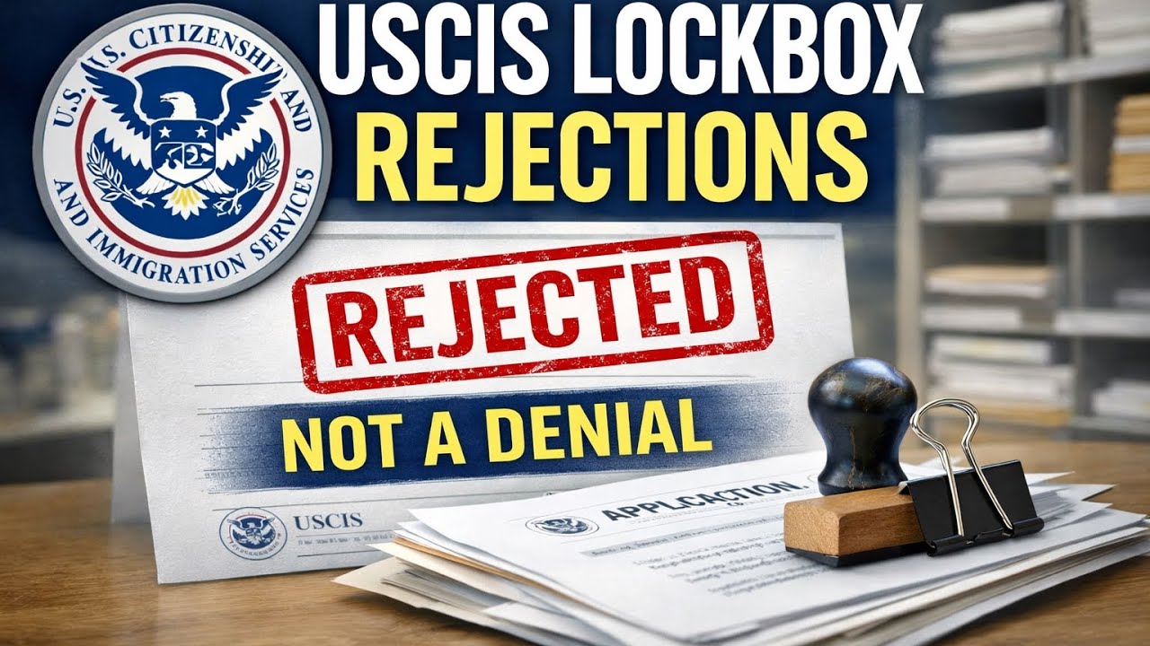 Why USCIS Applications Are Rejected at the Lockbox (Not a Denial)