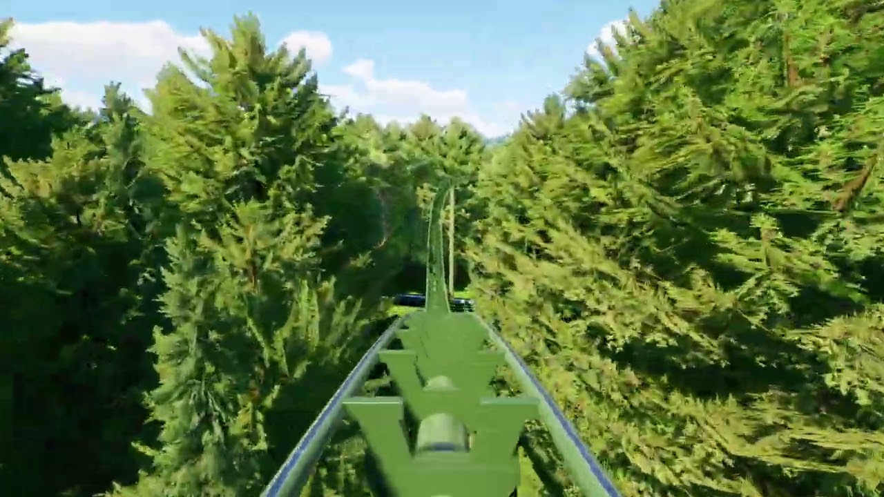 Forest Beast POV (Vekoma Family Launch) Planet Coaster 2