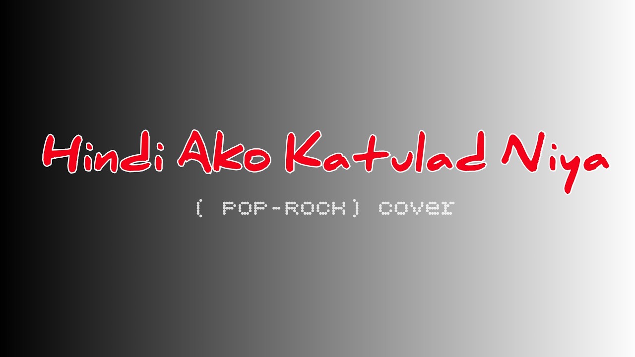 Hindi Ako Katulad Niya | Rock Cover (AI-Assisted) | Kuyatugs