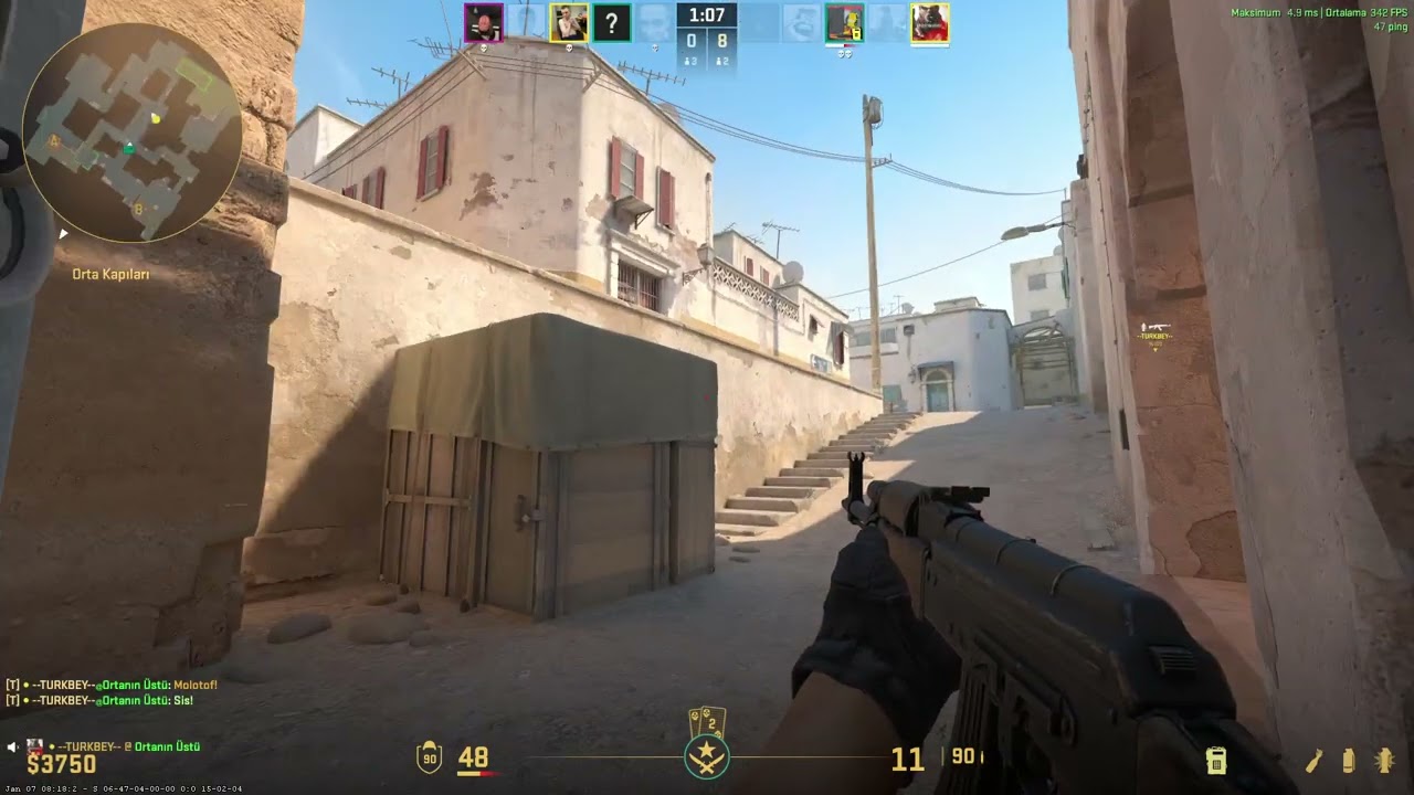 AK-47 3K on dust2