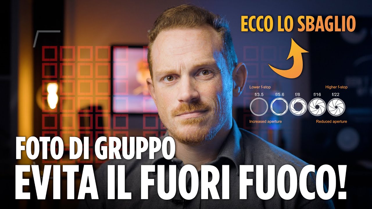Come fare FOTO con TANTA GENTE e METTERE a FUOCO più PERSONE REFLEX e  MIRRORLESS il SEGRETO dei pro