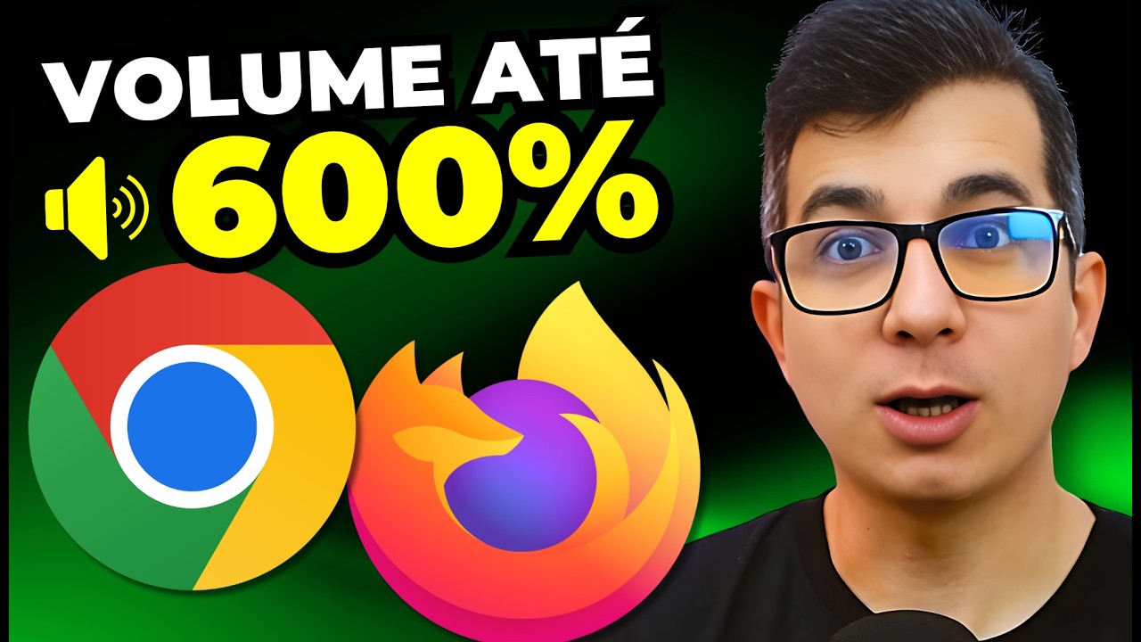 😱Aumente o SOM do Chrome ou Firefox Até 600% em SEGUNDOS!