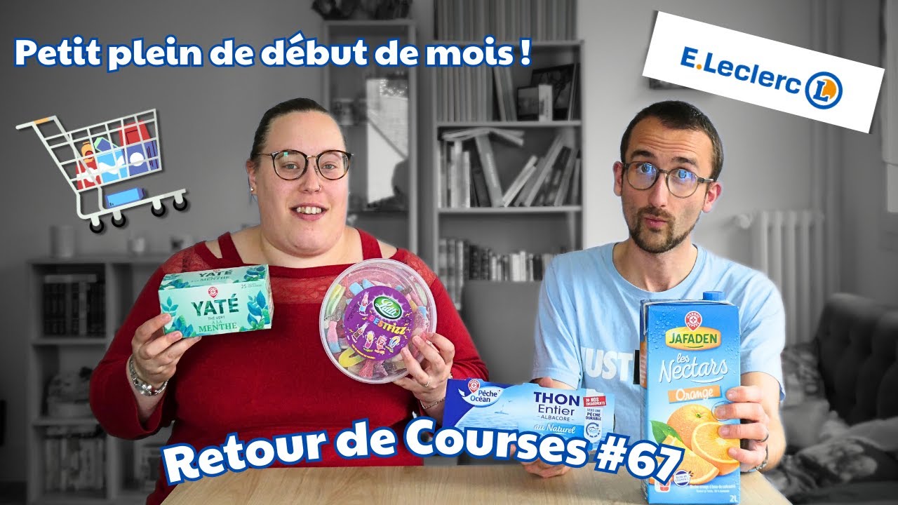 Retour de courses de juillet 🌥️🌷