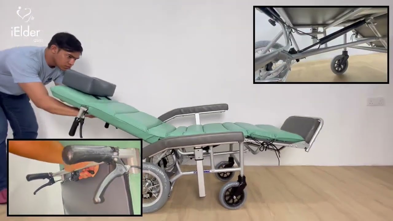 Kawamura Japanese Brand Reclining Model Wheelchair RR60NB