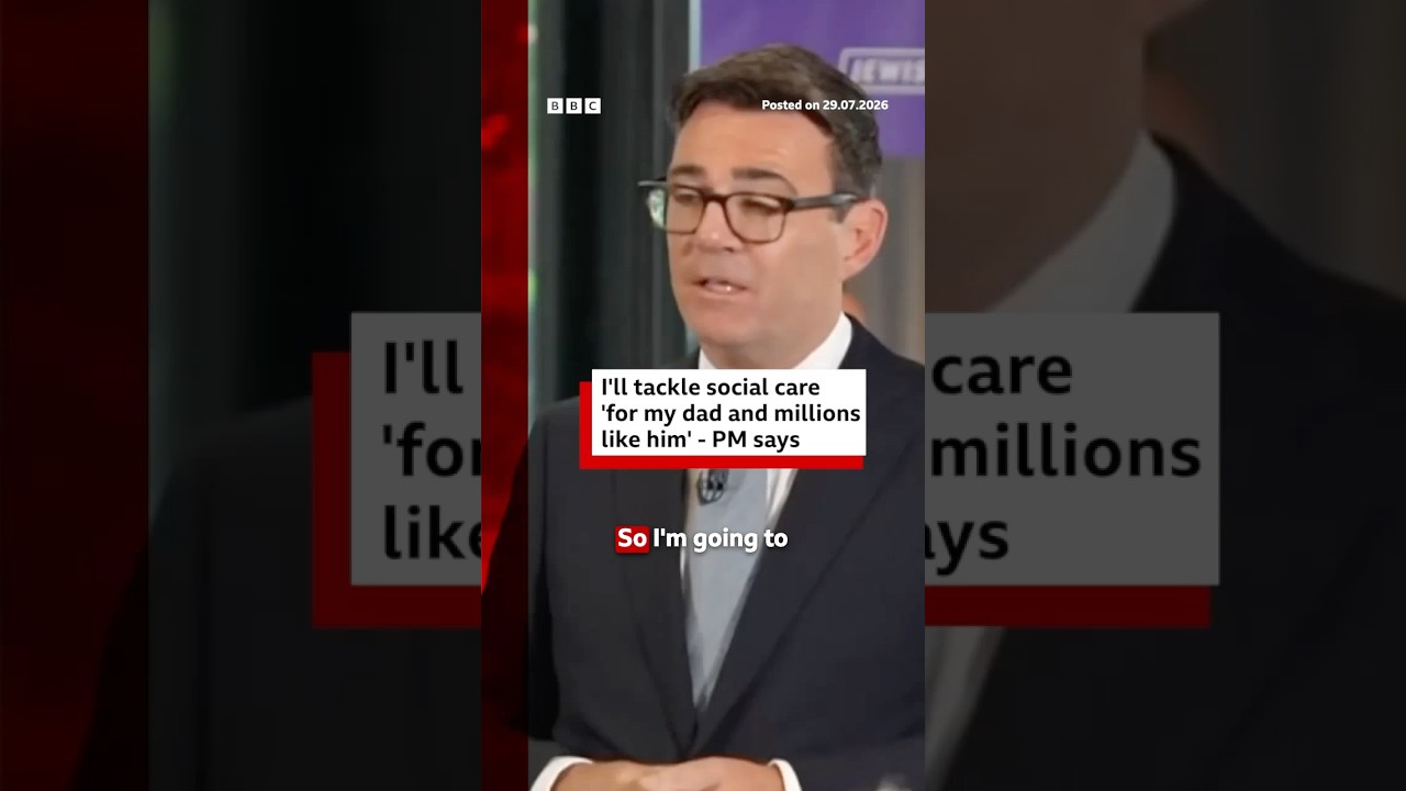 UK PM Andy Burnham has pledged to reform adult social care in England. #BBCNews