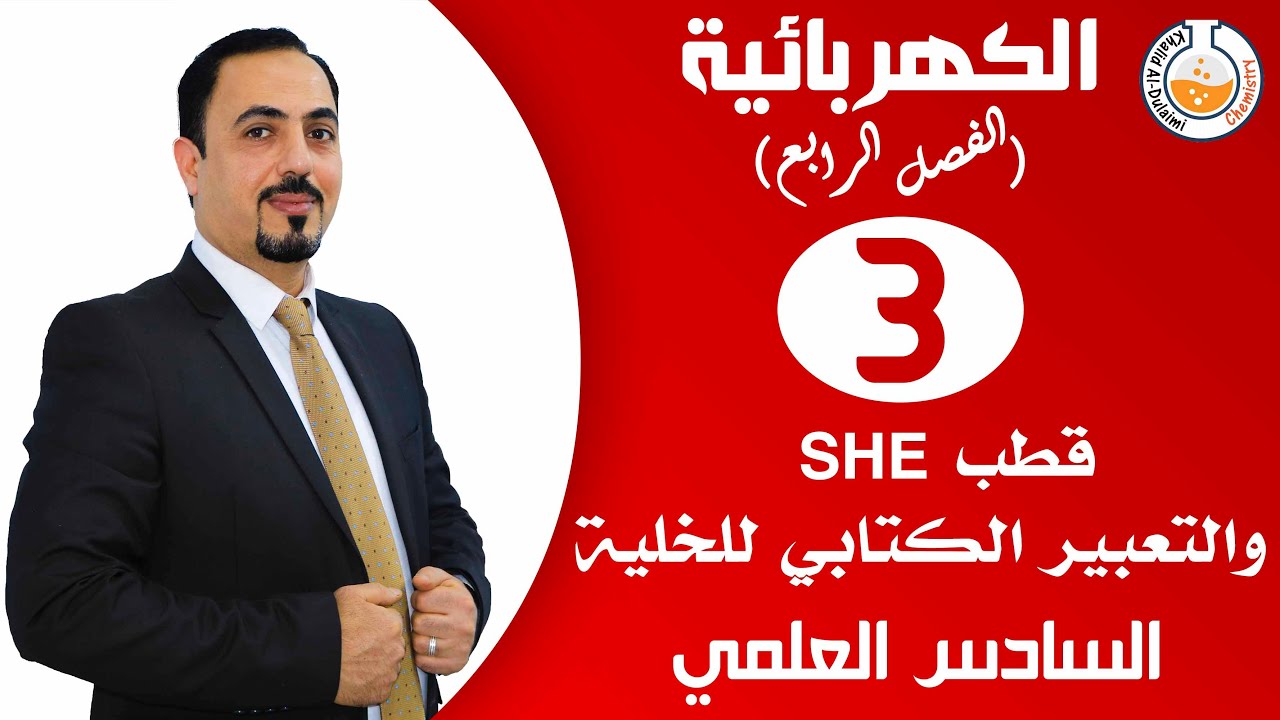 الفصل الرابع| منهج 2020| قطب SHE والتعبير عن الخلية كتابة | حلقة 3 | السادس العلمي