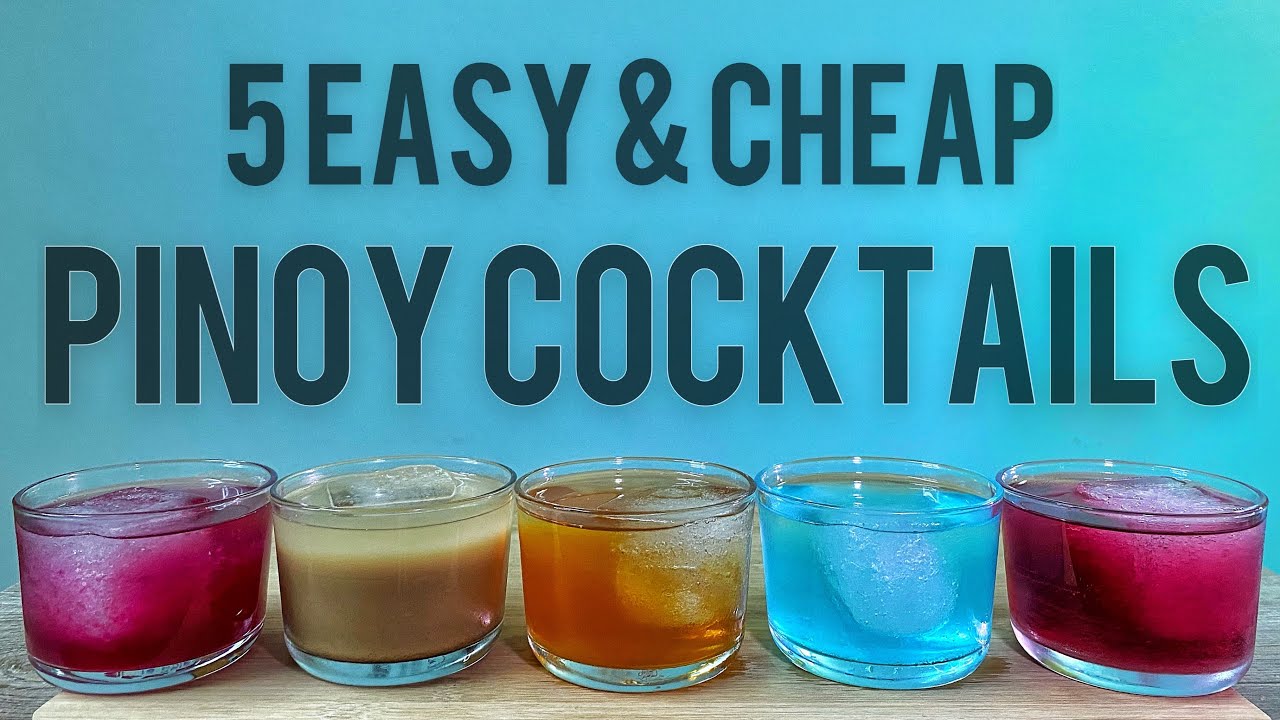 Easy & Cheap Pinoy Cocktails you can make at Home /John n Drinks / Pinoy Bartender