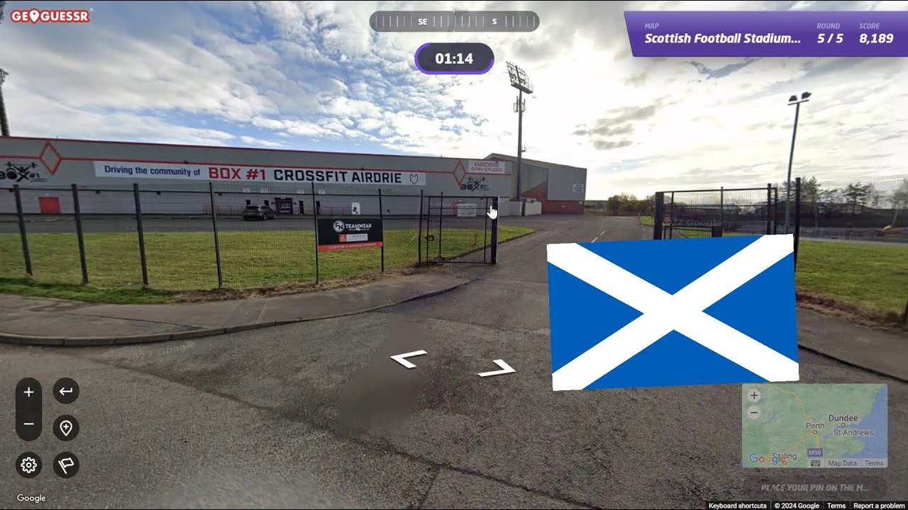 Getting the 5K with 0.1s left is the best feeling [Scottish Football Stadiums Geoguessr Map]