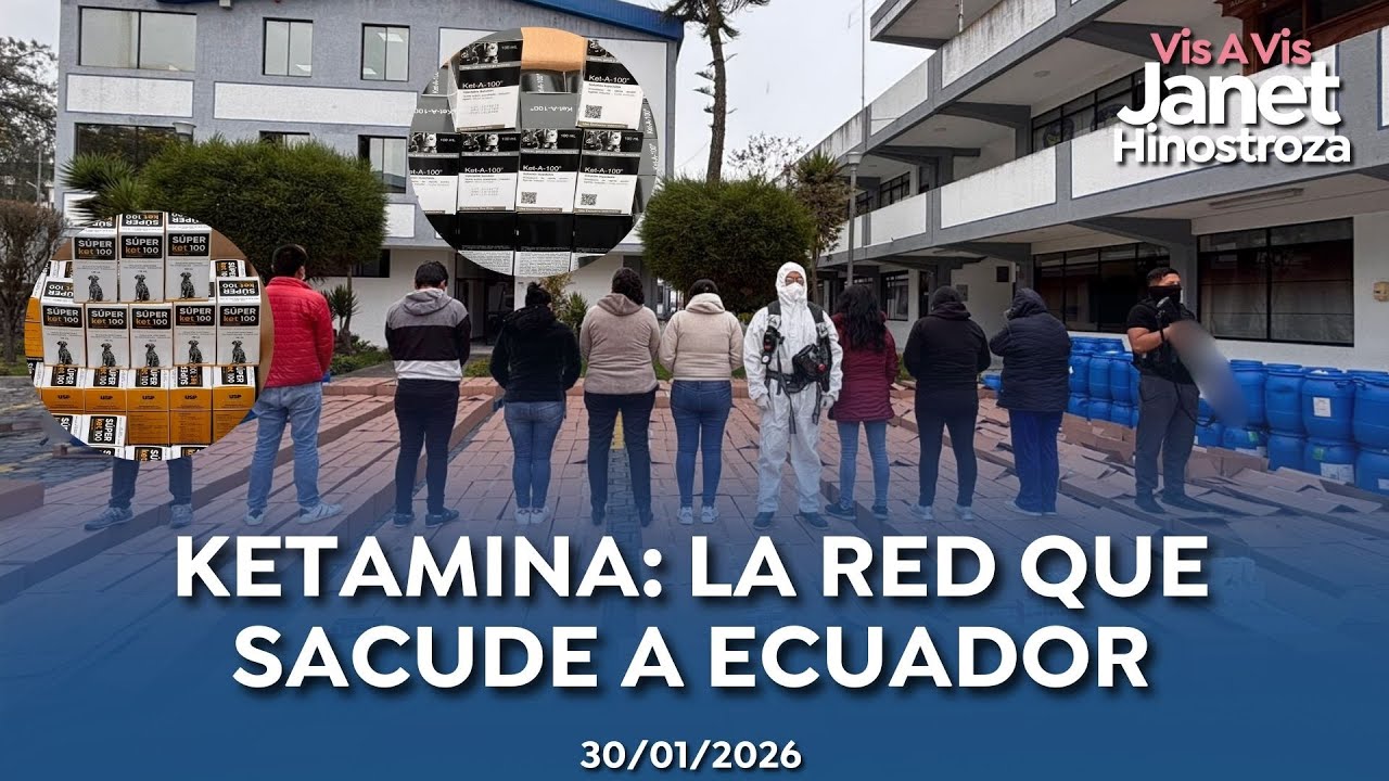 Ketamina: la m4f14 silenciosa en Ecuador