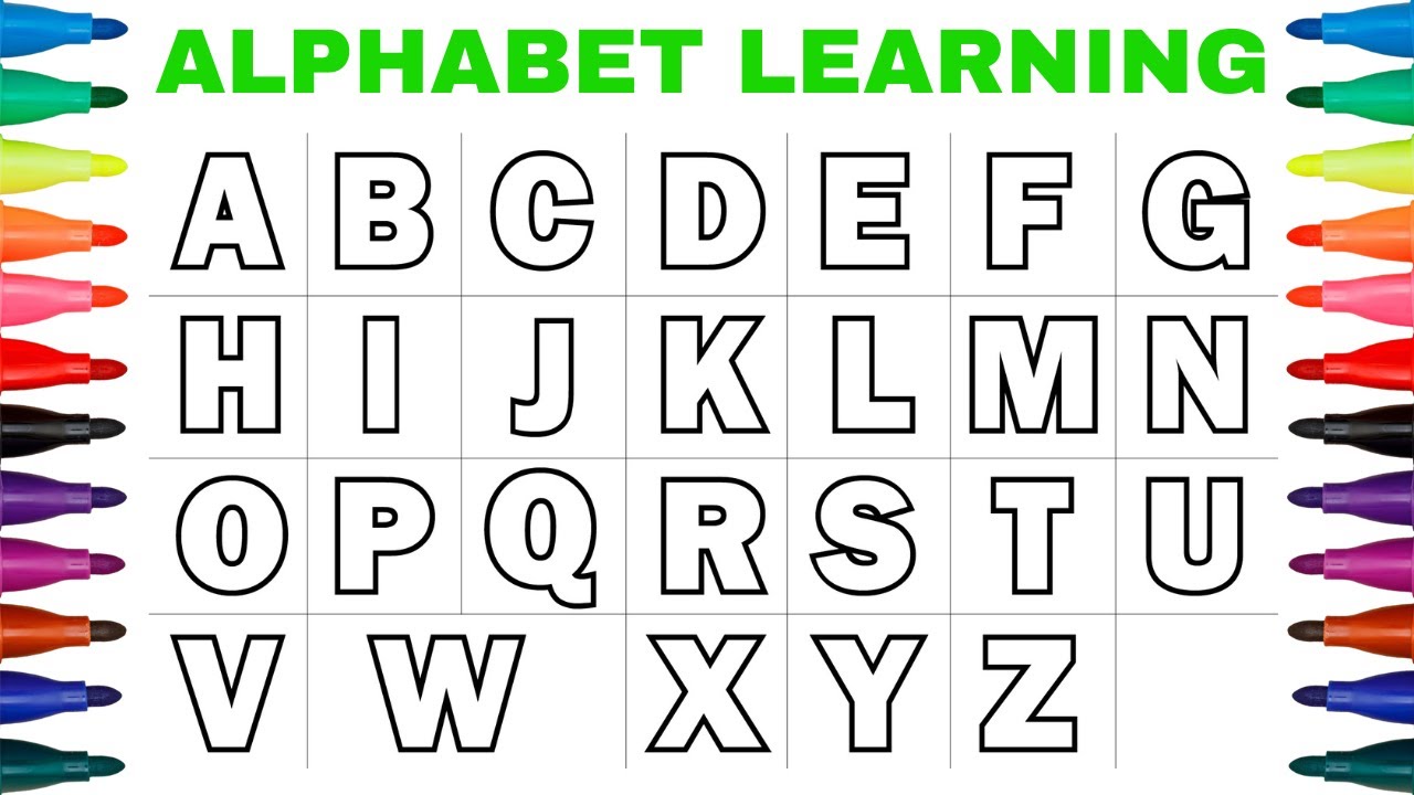 ABCD Alphabet Tracing and Learning for Babies & Toddlers | एबीसीडी का पता लगाना और सीखना | Alphabet