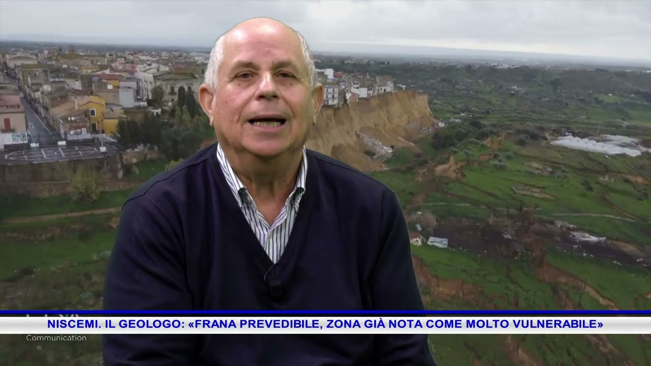 NISCEMI  IL GEOLOGO, FRANA PREVEDIBILE, ZONA GIÀ NOTA COME MOLTO VULNERABILE