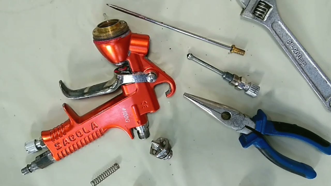 Pistola de pintura restaurada !!!