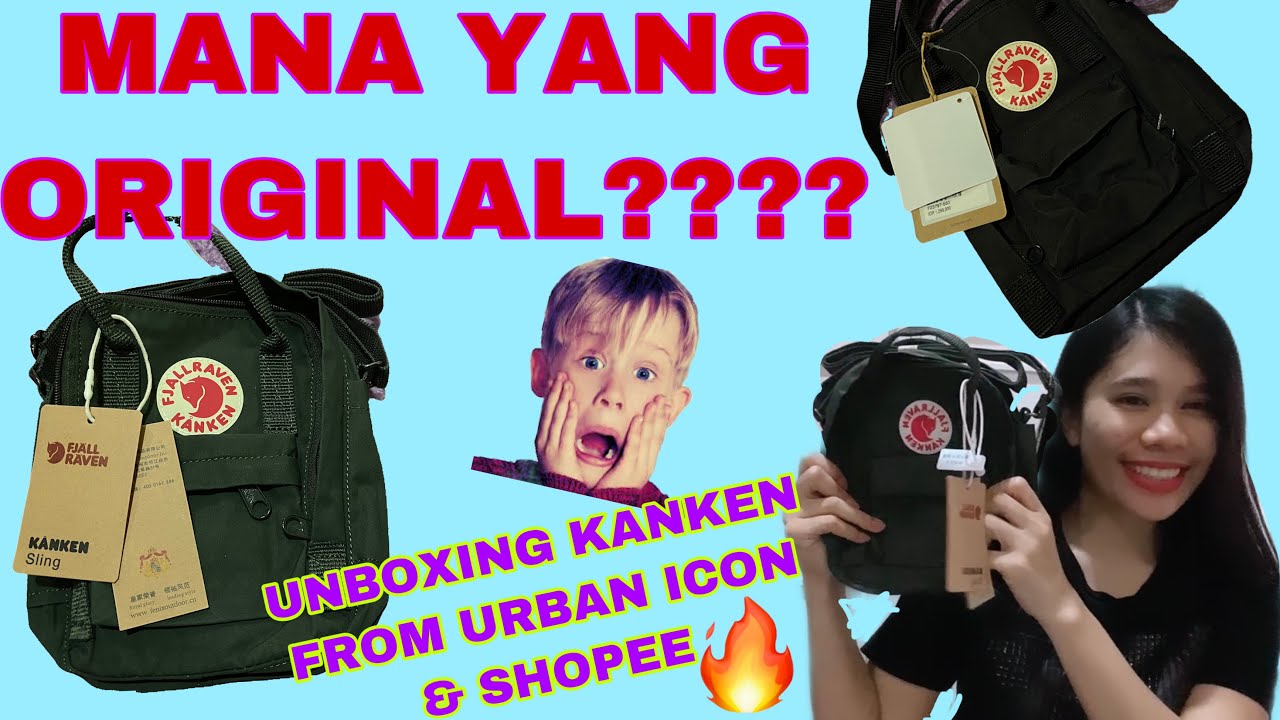 UNBOXING & REVIEW KANKEN ORIGINAL vs FAKE #ori #fake #fjallravenkanken #unboxing #review