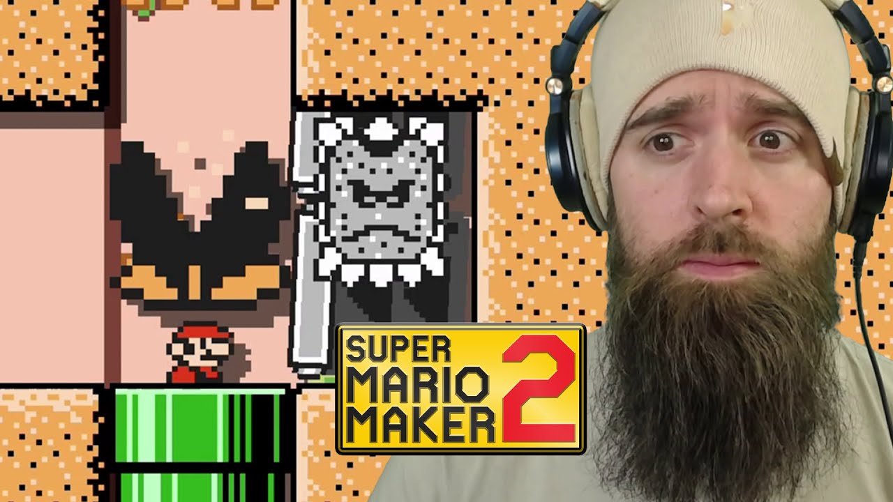 This Psychotic Level Makes You Hold Down For Hours [SUPER MARIO MAKER 2] [ENDLESS #90]