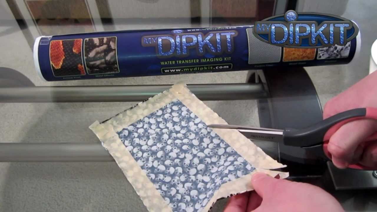 How to use MyDipKit Part 2 - how to prepare ur hydrographic film