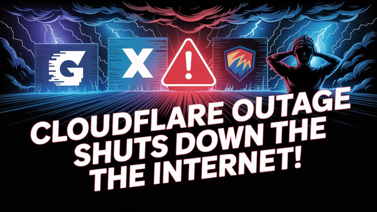 Cloudflare Outage Shuts Down ChatGPT, X & More | Internet Chaos Explained!