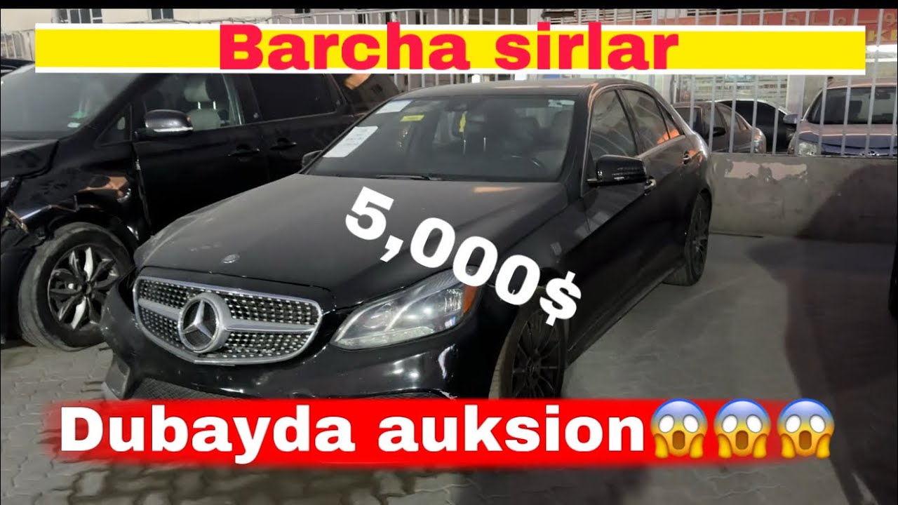 Dubayda auksiondan mashina sotib olish