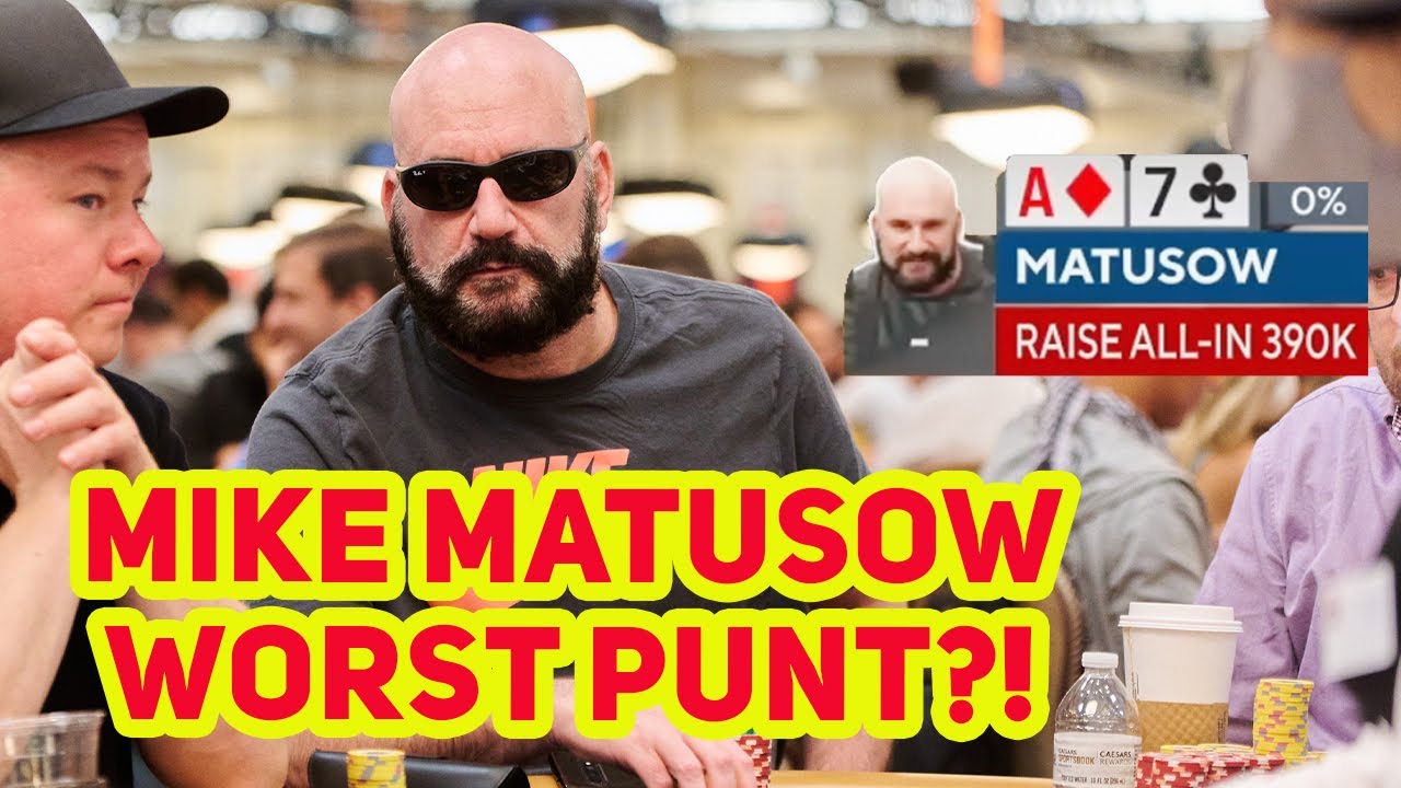 Mike Matusow Worst World Series of Poker Hand Ever!? [PLUS: INTERVIEW]
