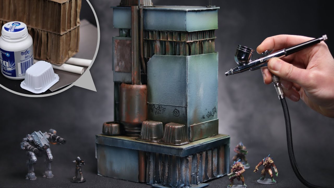 CHEAP Wargaming Terrain Using Upcycled Materials