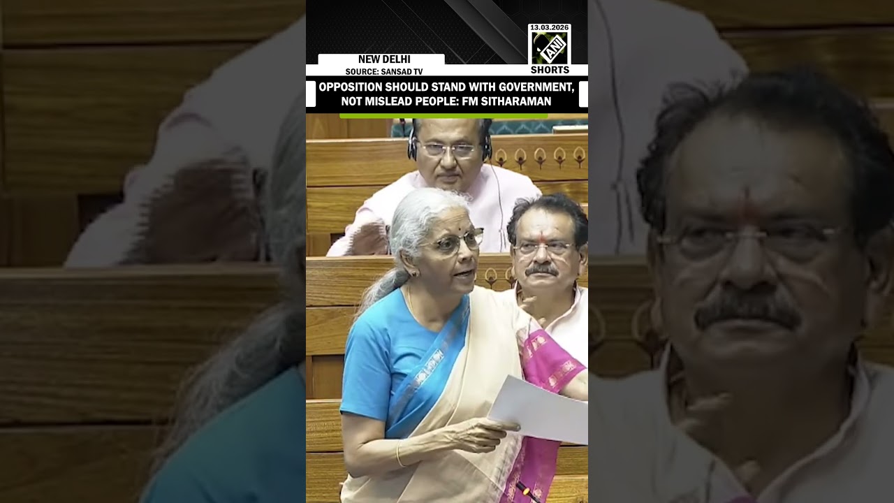 Union FM Sitharaman urges Opposition to support government, condemns misleading public statements