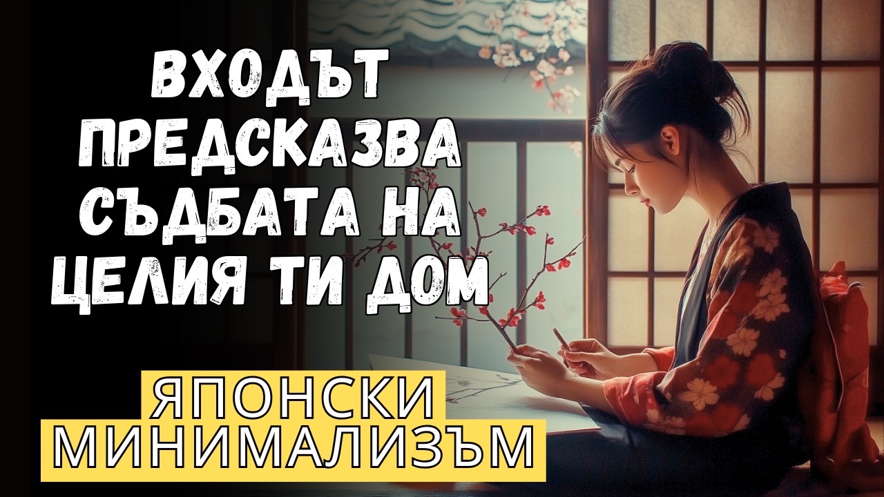 ЯПОНСКИ МИНИМАЛИЗЪМ: ЗАЩО ВХОДЪТ НА ВАШИЯ ДОМ ОПРЕДЕЛЯ ВСИЧКО