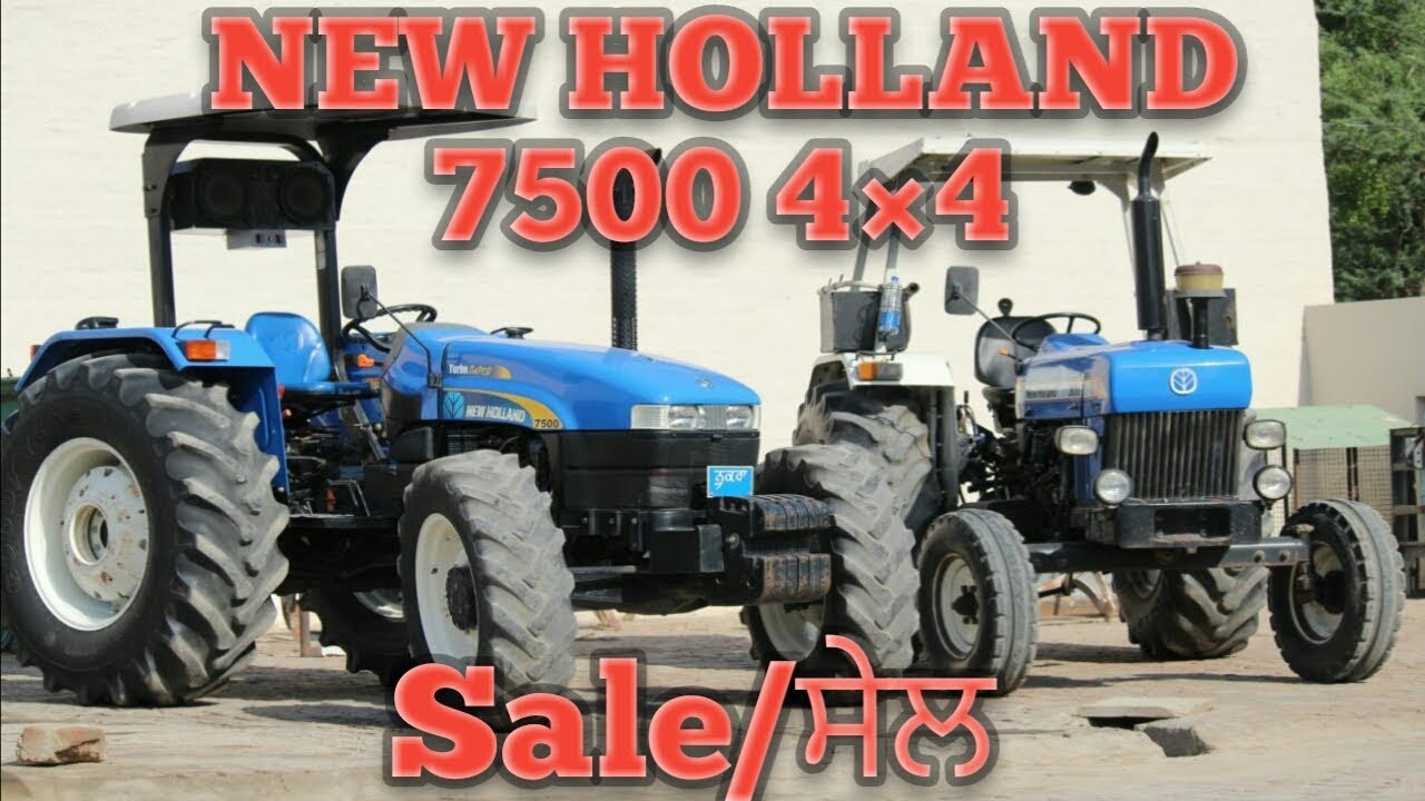 New Holland 7500 Tractor 4*4 For Sale | Tractor videos