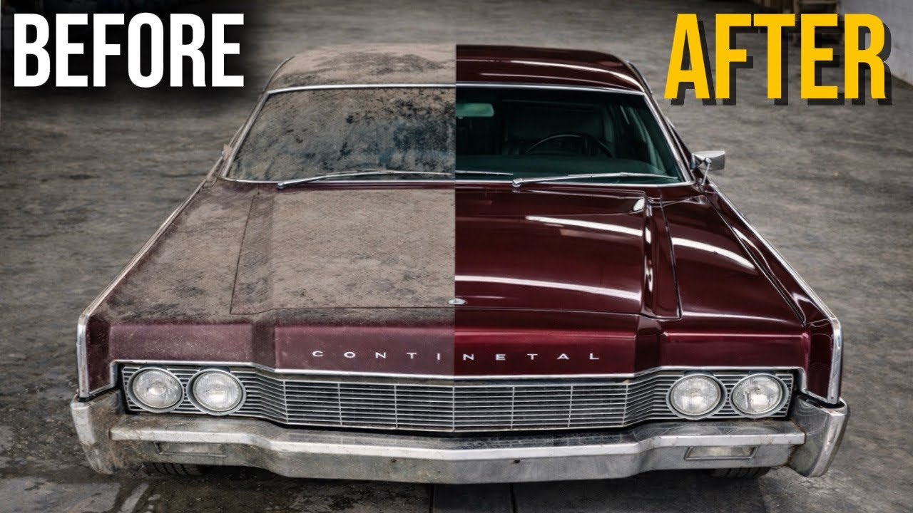 Left to Rot 1967 Lincoln Continental Detail. Complete TRANSFORMATION! 