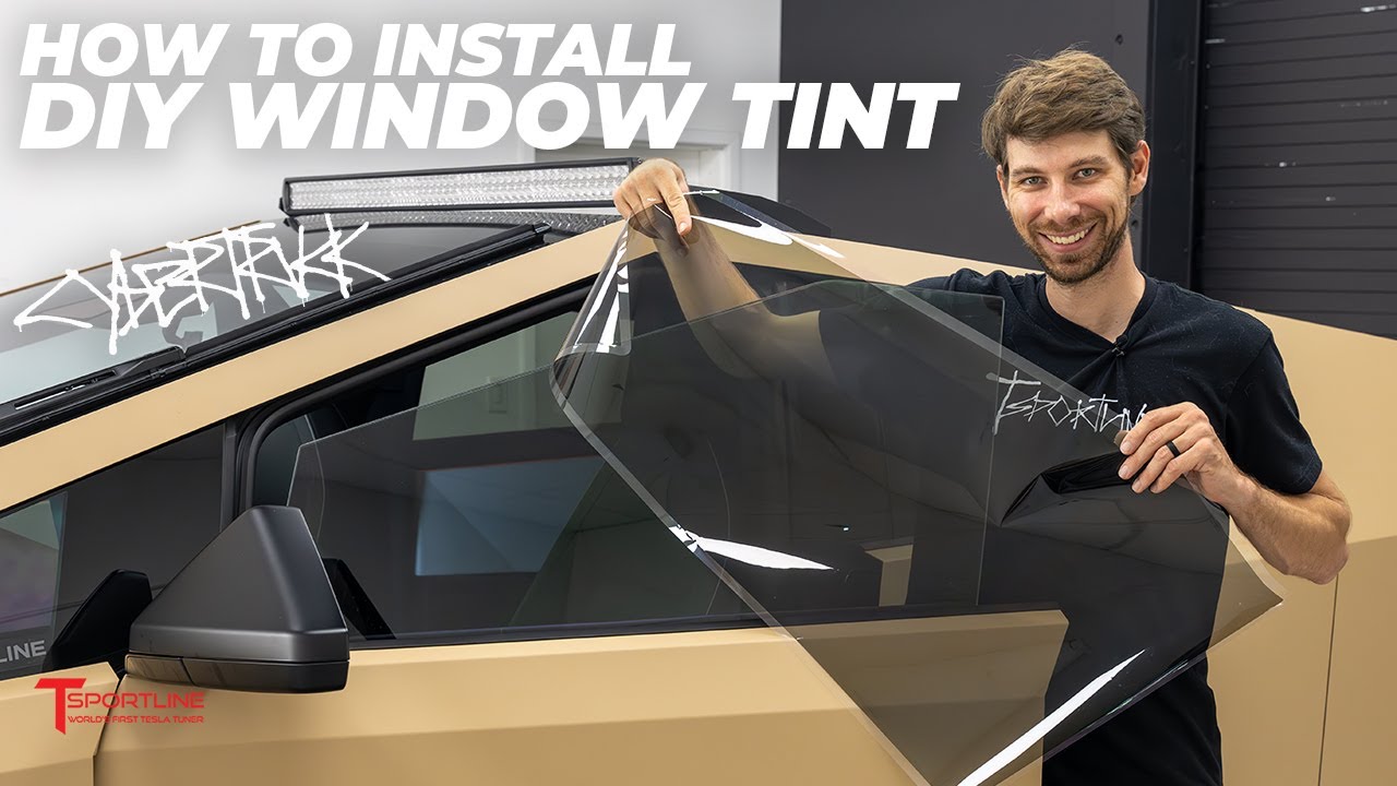 How to DIY Install Window Tint on Tesla Cybertruck, Step-by-Step Installation Instructions