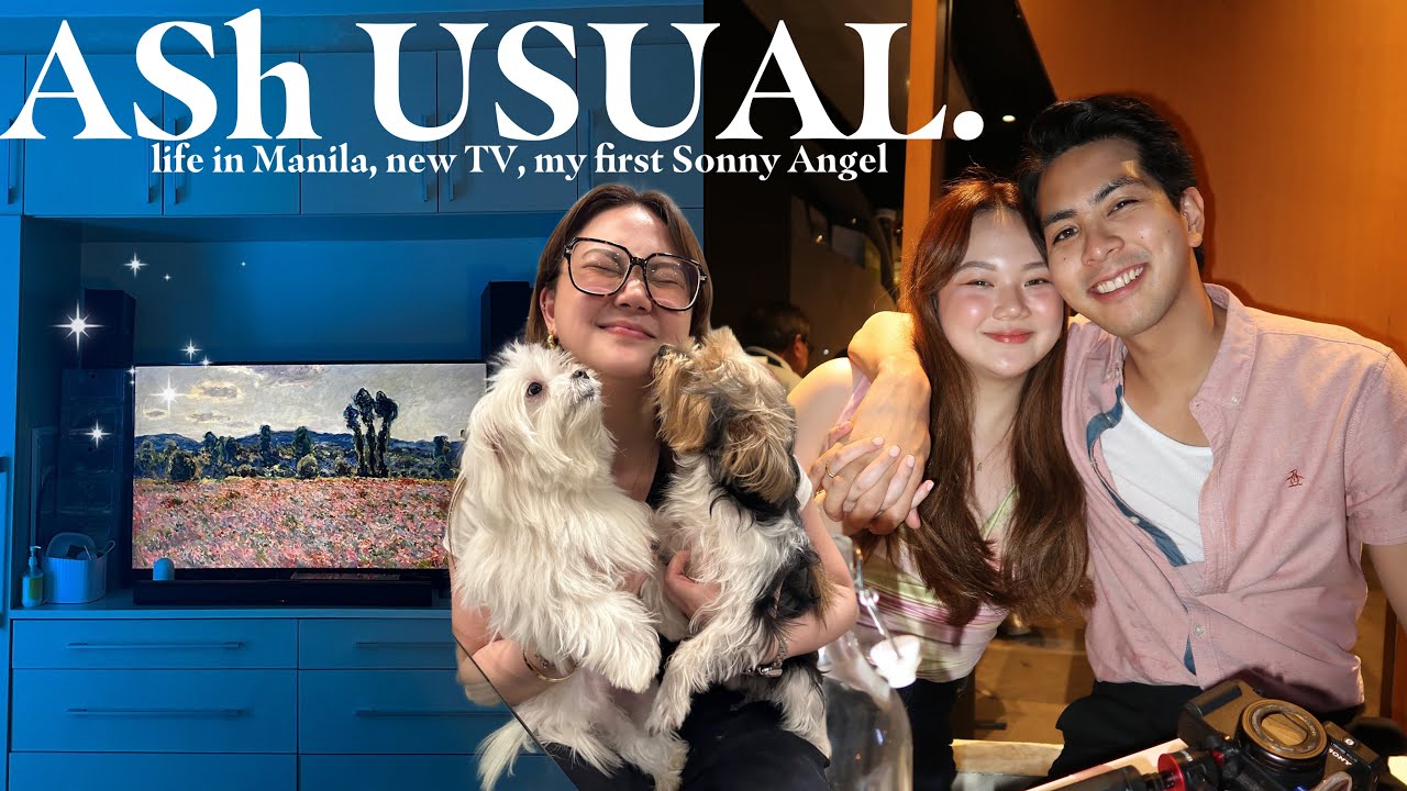 #AShUSUAL: LIFE IN MANILA, FIRST SONNY ANGEL, NEW TV! | ASHLEY SANDRINE